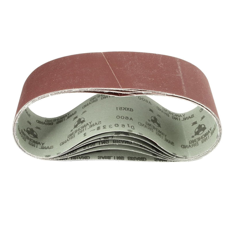 3 x 21 Inch Aluminum Oxide Sanding Belt for Belt Sander 600 Grit 6pcs 600 Grit(6pcs)