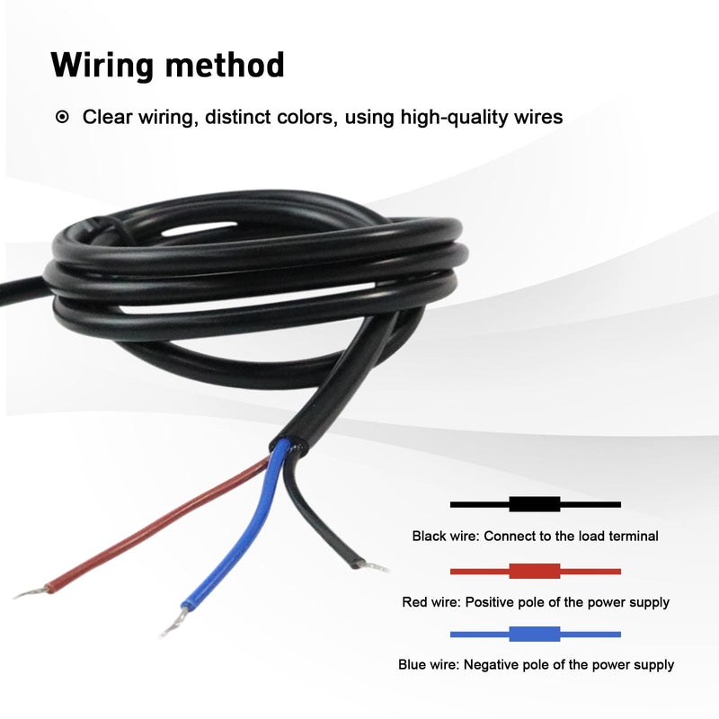 M18 Infrared Photoelectric Switch Sensor Easy to Install Detect Accurate Proximity Switch DC 6-36V Proximity Switch for Arduino Robot Car (1, NPN NO) 1
