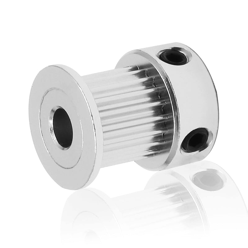 5pcs GT2 Pulley 20 Teeth 5mm Bore Fit 10mm Belt Width, Aluminum Timing Pulley Wheel Synchronous Wheels Gear Part for 3D Printer 10mm Belt, Pulley