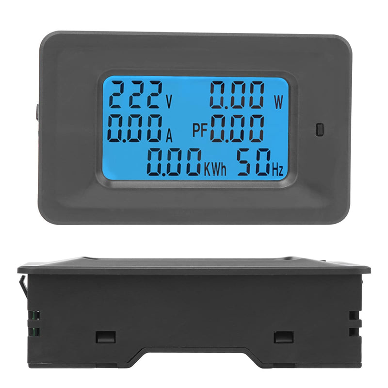 Hilitand 6 in 1 Digital LCD Meter, Voltage 110-250V Current 100A Power Monitor Panel with Mutual Inductor Energy 5 Digits- 0.01-99999KWH