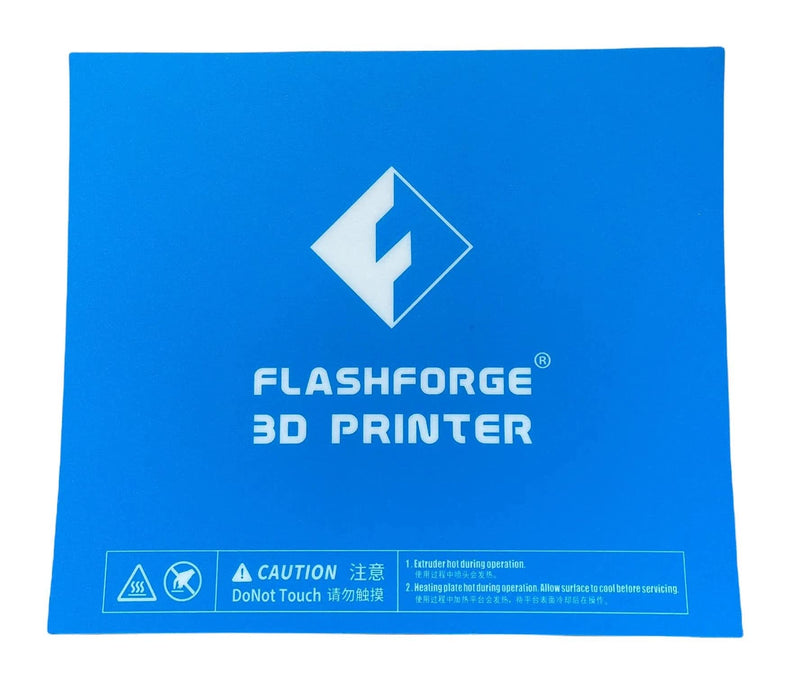 Blue Heated Bed Print Sticker for Build Plate Flashforge Guider II 2S IIS 3D Printer 305 x 265mm (2) 2