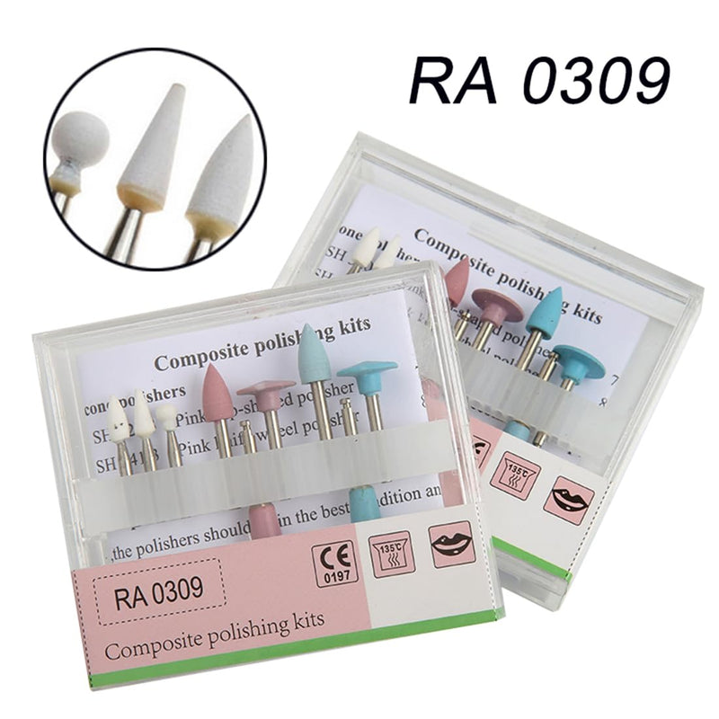 Dental Composite Polishing Kits Light-Cured Resin for Low Speed Teeth Polishing RA0309