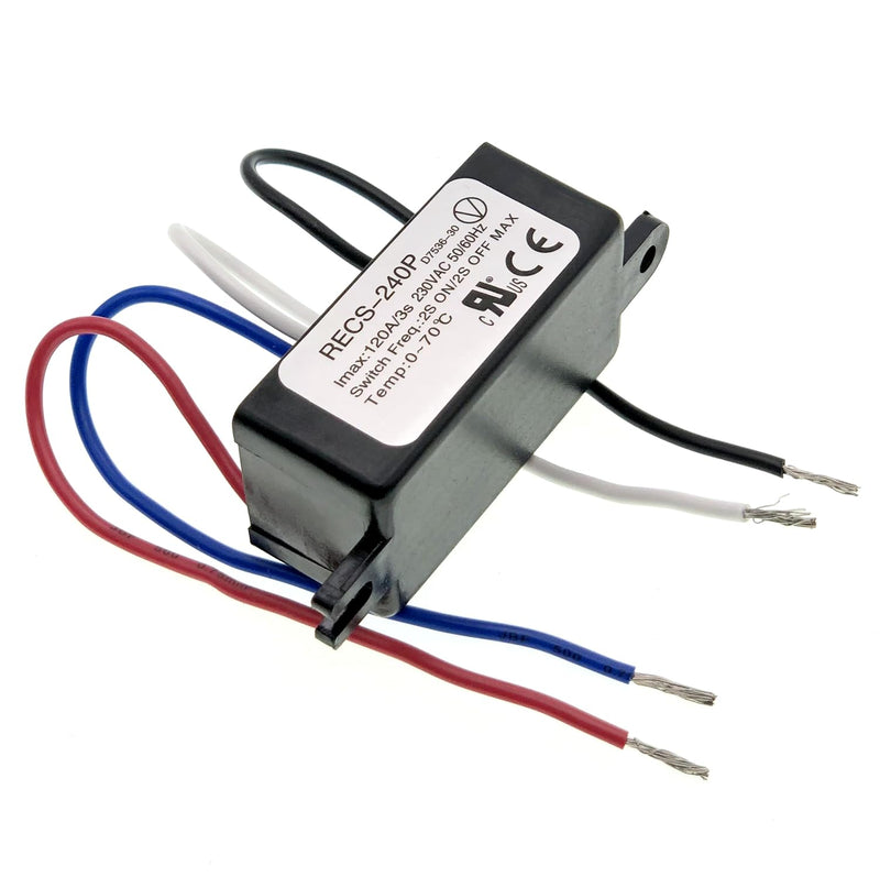 RECS-240P Intelligent Electronic Centrifugal Switch Oil Pump Motor Capacitor Starter for Air Compressor Centrifugal Switch 230VAC 50/60Hz 120A/3s Electronic starter centrifugal switch