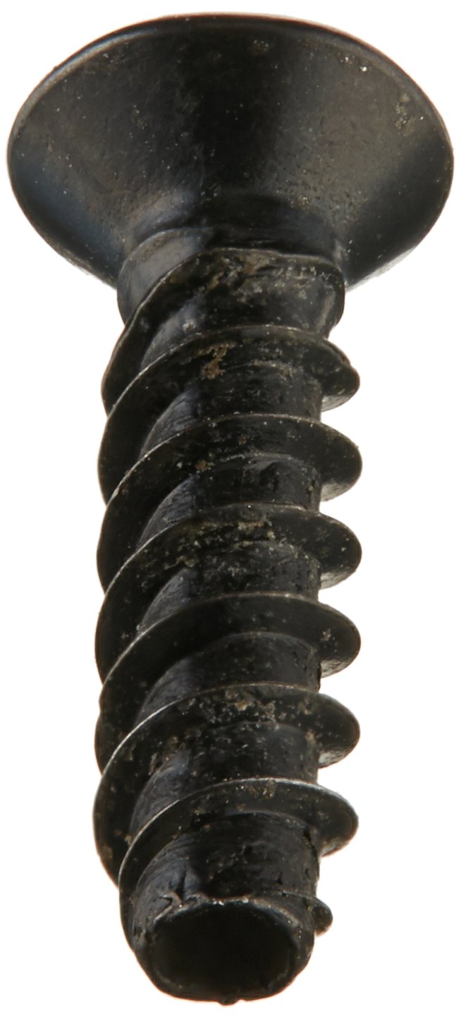 Small Parts 0408LTFB Steel Thread Rolling Screw for Plastic, Black Oxide Finish, 82 Degree Flat Head, Star Drive, #4-20 Thread Size, 1/2" Length (Pack of 100) - NewNest Australia