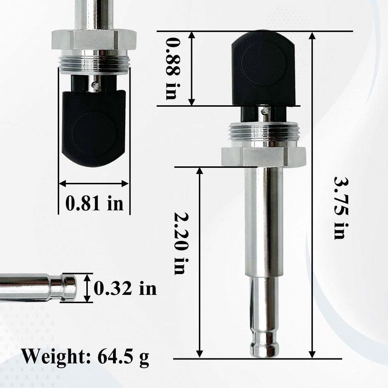 RP5649 Stainless Steel Push Button Diverter, Compatible with Tub and Shower Faucets, Replacement Bathtub Valves Assembly - NewNest Australia
