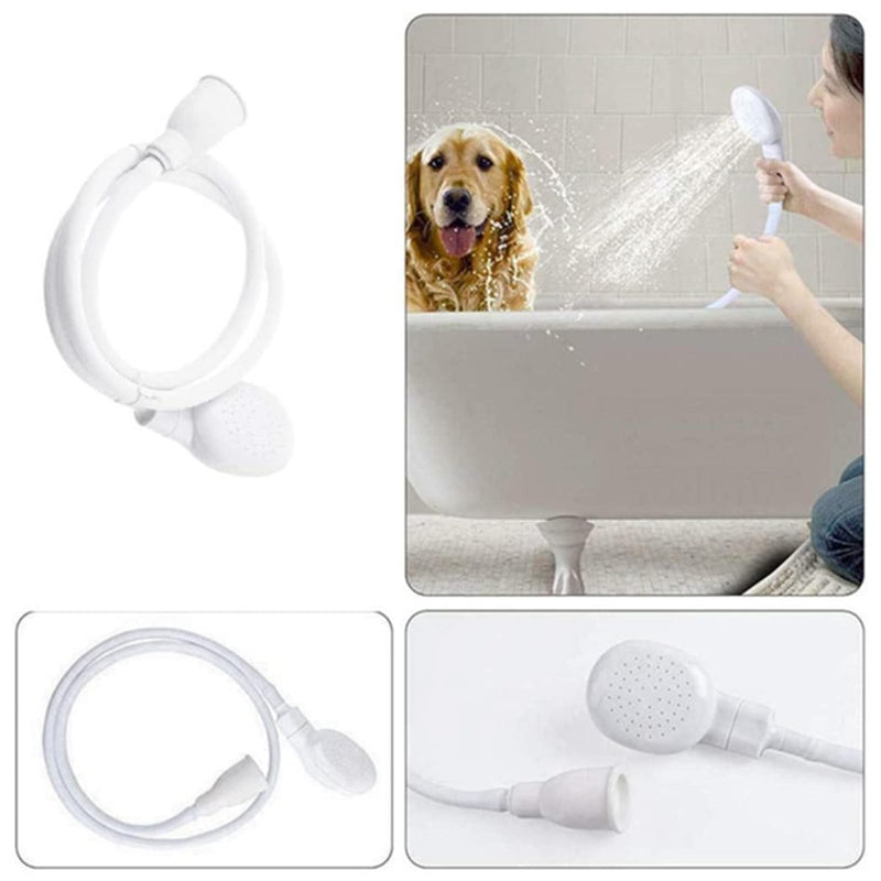 1m/3.28ft Portable Sink Hose Faucet Sprayer Sink Spray Rubber Hose Shampoo Sprayer Handheld Faucet Shower for Pets, Bathing Baby, Washing Hair, Rinsing Vegetables 1M