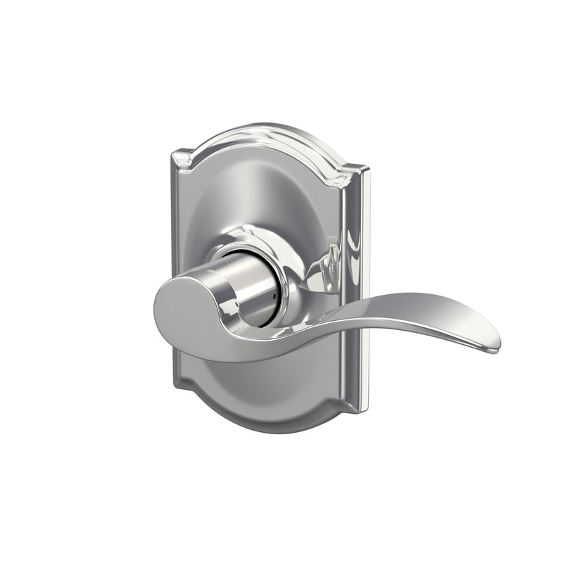 SCHLAGE Trim with SCHLAGE Hall and Closet Lever, Bright Chrome (F10 ACC 625 CAM)