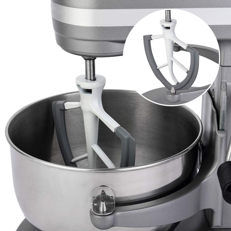 Flex Edge Beater for KitchenAid Bowl-Lift Stand Mixer - 6 Quart Flat Beater Paddle with Flexible Silicone Edges
