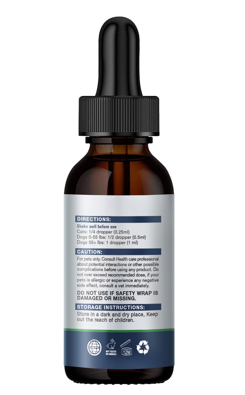 Natural Hemp Oil for Dogs and Cats