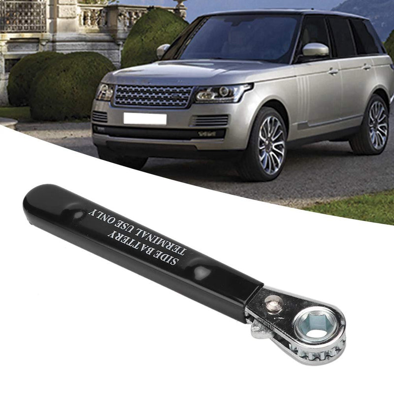 Side Terminal Wrench, 5/16" 6 Side Terminal Battery Ratchet Point End Insulated Handle Wrench Auto Repair Wrench Tool
