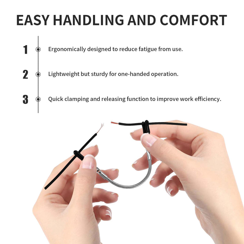 2 PACK Soldering Helping Hands Clamps - Wire Holder for Soldering in Field, Convenient and Sturdy Soldering Holder