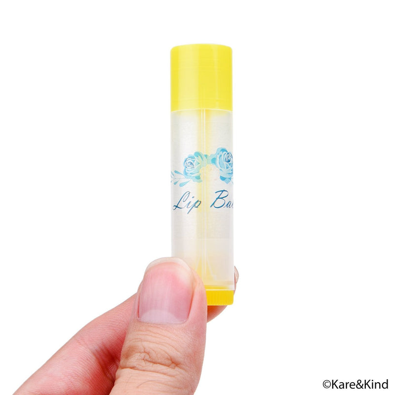 Kare & Kind Value Pack of 400 Labels - 8 Different Designs - for Lip Balm Containers, Nasal Inhaler Tubes, etc. - Self Adhesive, Easy Peel 400 pieces A Multicolor