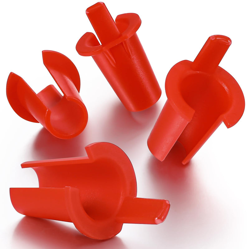 BBTO 200-Pack 5/16 Inch Anti-Short Bushing Electrical Anti Short Bushing Red Head MC/BX Cable bushing for 14/2-12/2 MC Wire