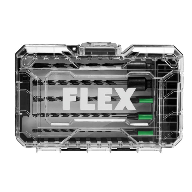 FLEX STACK PACK 10-Piece Carbide Tipped Multi-Construction Drill and Drive Bit Set - FAM10601-10 (Pack of 1)