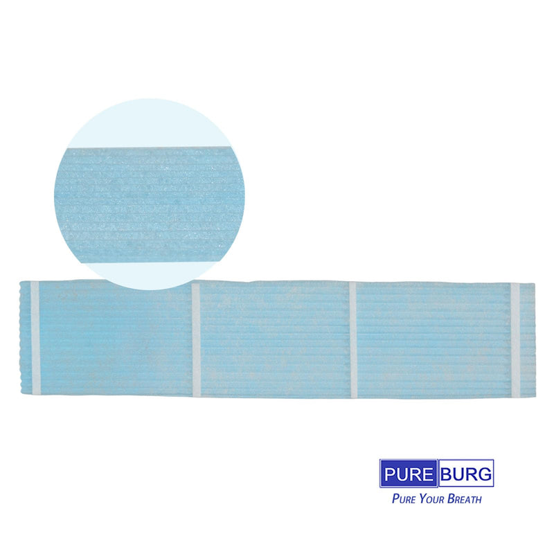 PUREBURG 4-Pack MAC-415FT-E Replacement Filter Compatible with Mitsubishi MS-A09WA-1 MS-A12WA-1 MFZ-KA Air Conditioner, No Frames,Mini Split Indoor Unit,Wall Mounted,Floor Standing