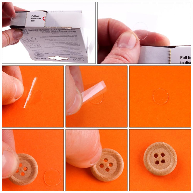 Scrapbook Adhesives by 3L 01308 Adhesive Dots - Large Permanent Large Dots