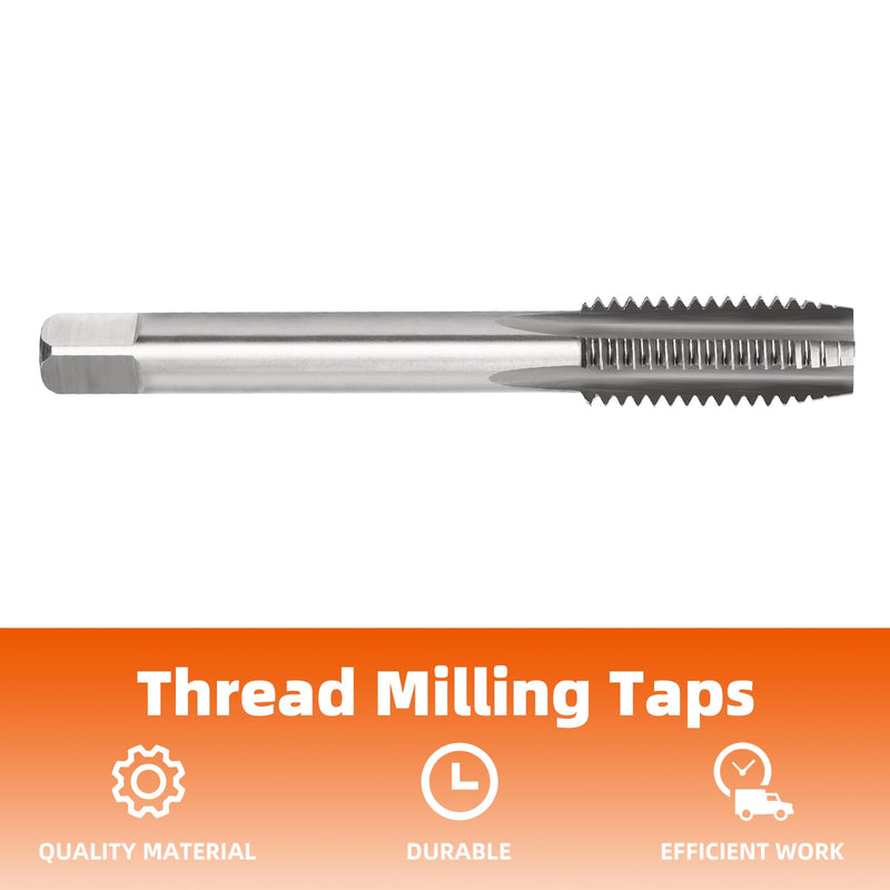 3/8-24 UNF Thread Tap, HSS Machine Tap Right Hand, Straight Fluted Thread Milling Taps, 1 PCS 3/8-24 UNF