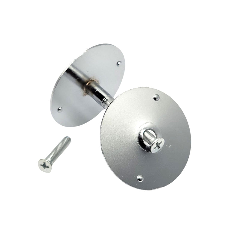 M7 Dummy Mortise Cylinder 1-7/8" | Cylindrical Lockset Cover Plate | Mortise Lock Cylinder Hole Cover | Brushed Chrome