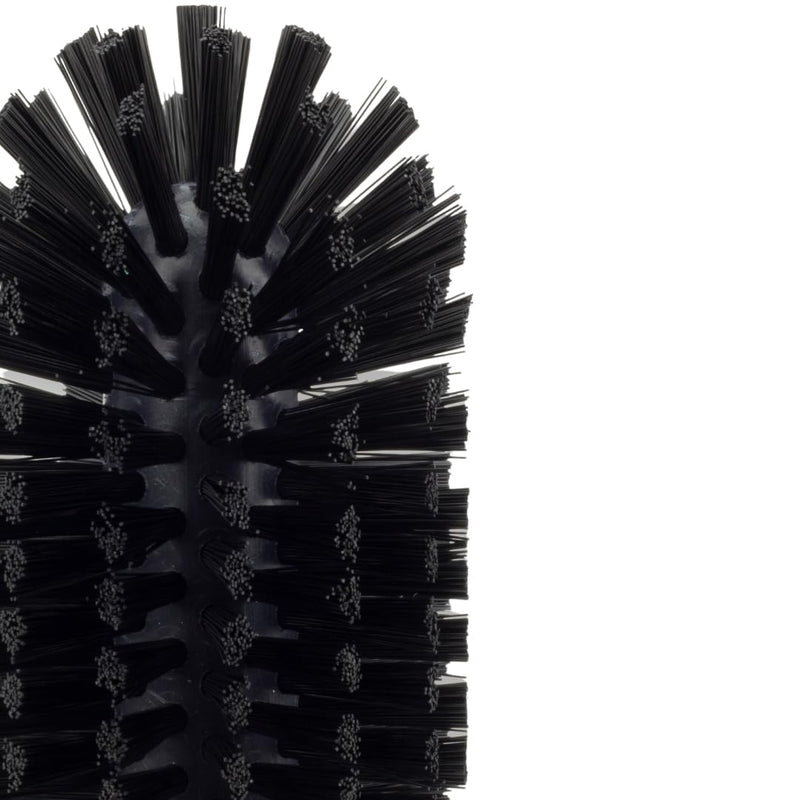 SPARTA Industrial Tank Brush Head Pipe Brush Head, Drain Brush with 3/4" Thread Hole (Handle Not Included) for Commercial Use, Plastic, 3 x 5.9 Inches, Black