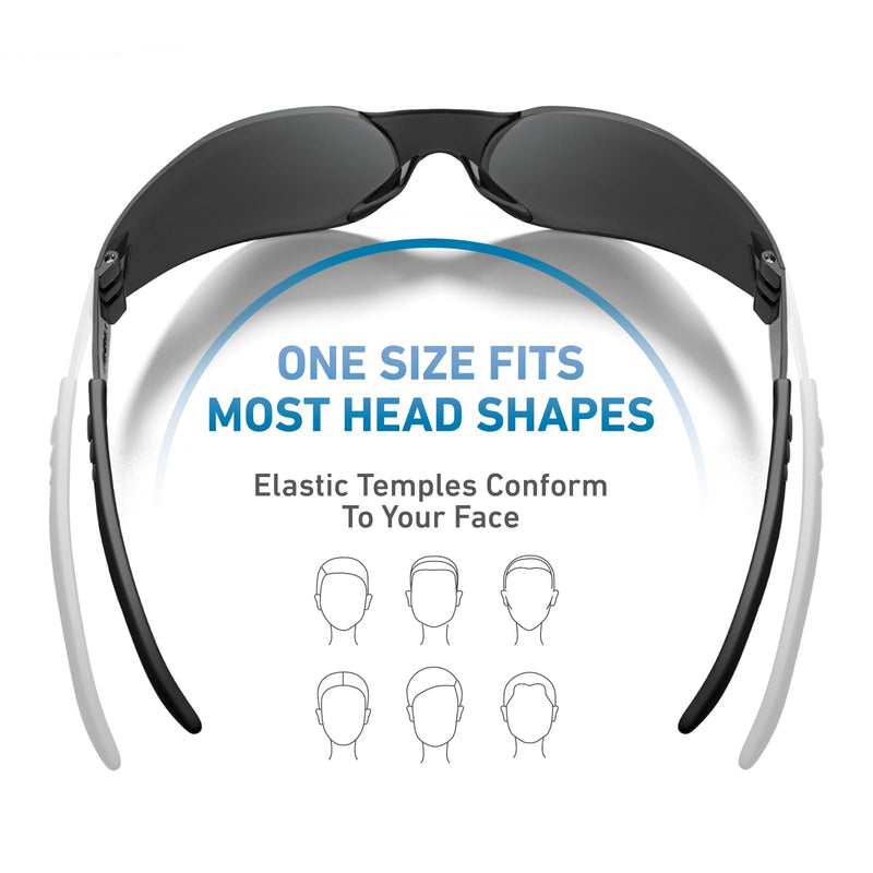 Safety Glasses ANSI Z87.1 Certified - Scratch-Resistant Protective Eyewear for Men & Women, Ideal for Construction & Shooting 30grey 1
