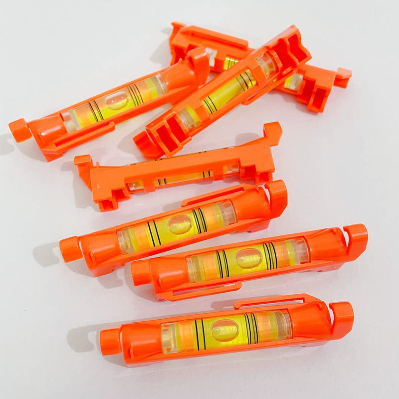 6x Hanging Bubble Line Level Tool Construction String Level Thread Level Small Horizontal Rope Bubble Spirit Levels for Leveling Ground, Brick Working, Building Trades, Surveying, Engineering