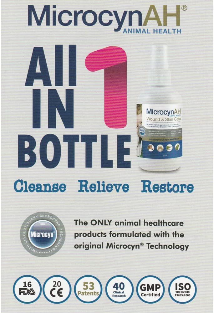 MicrocynAH Wound and Skin Care 8-Ounce - PawsPlanet Australia