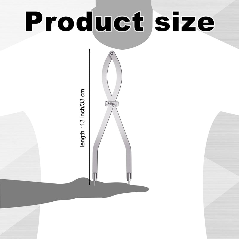 Dividers Tool, 24 Inch Radius Divider Insulation Tools, Metalworking Drawing Woodworking Divider for Normal Sheet Metal Fabrication Layout Divider