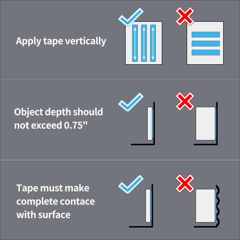 Art3d Double-Sided Tape (10FT) Mounting Tape, Multipurpose Removable Adhesive Foam Tape, Transparent Tape for Paste Items, Household 1/24" x 1/2" x 10'