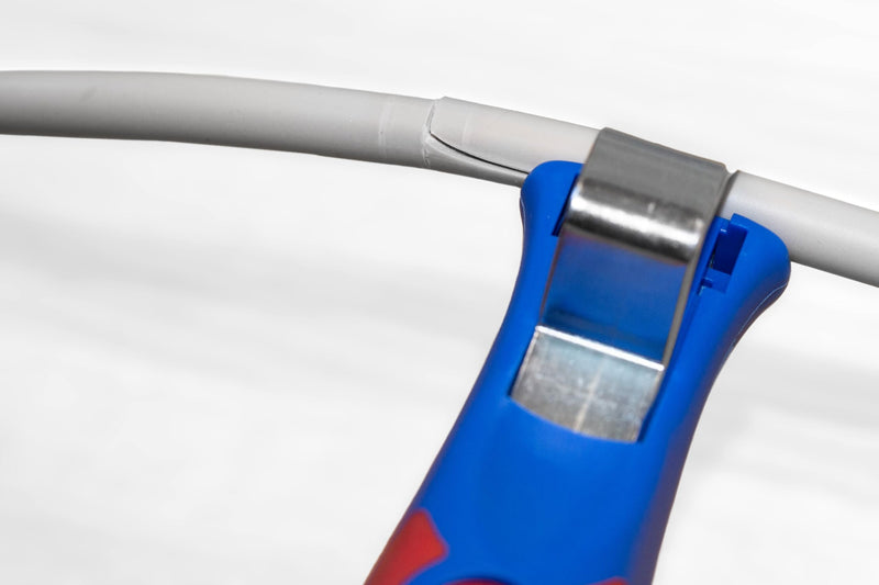 WEICON Cable Stripper No. 4-16 | Multi Stripping Knife | adjustable cutting depth | for all common round cables | Working range 4-16 mm Ø