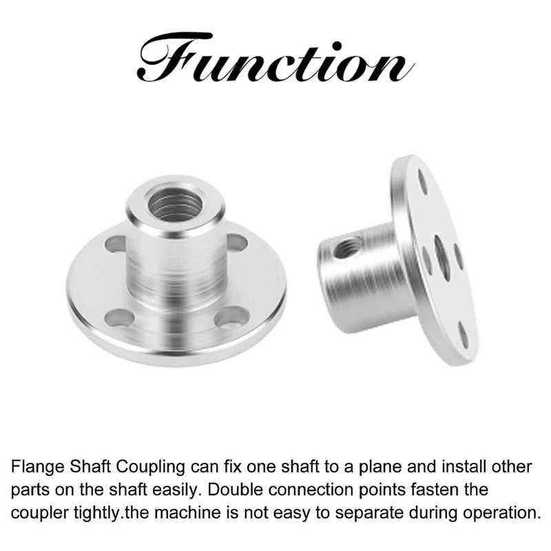 4 Pack 3mm Flange Coupling Connector, Rigid Guide Model Coupler Accessory, Shaft Axis Fittings for DIY RC Model Motors, High Hardness Coupling Connector 4