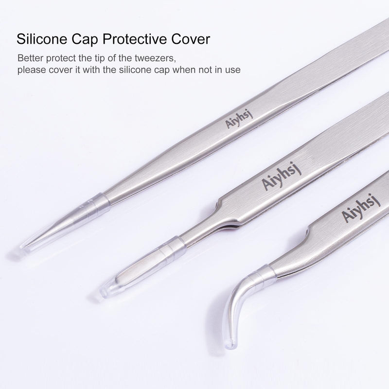 Precision Tweezer, Upgraded Professional Fine Tip curved Tweezer, High-end Stainless Steel Tweezer for Craft, Electronics, Soldering, Eyelash Extensions, Laboratory Work, Jewelry-Making Fine Tip Curved (4.72in)
