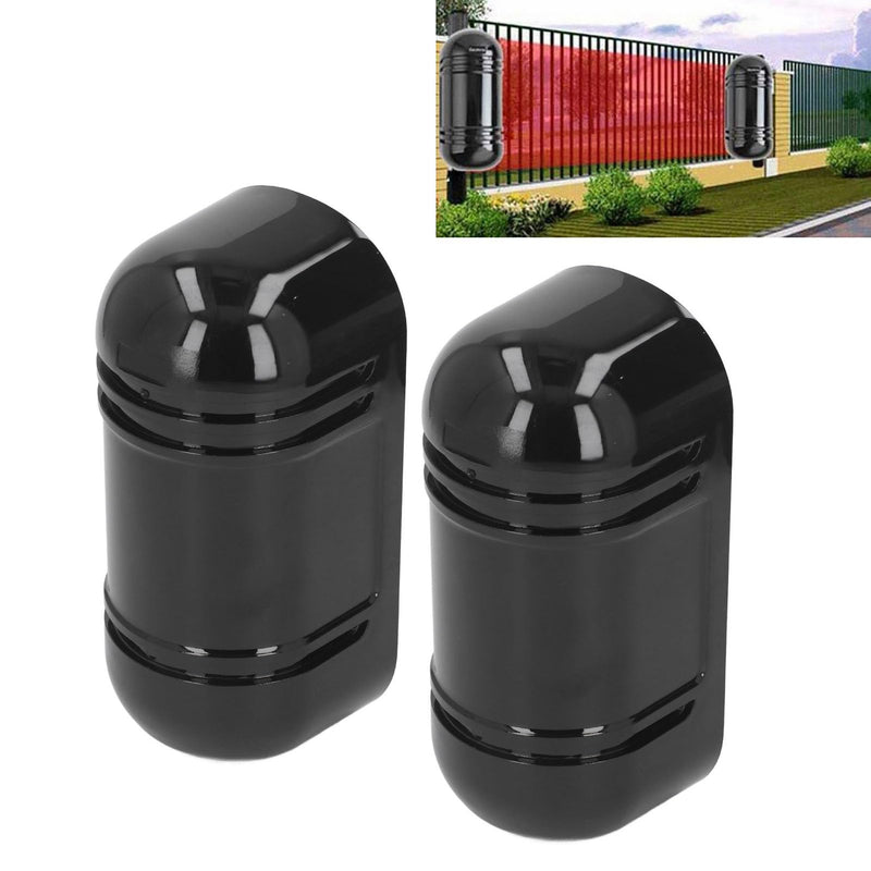 Outdoor Infrared Beam Sensor Intrusion Alarm Photoelectric Motion Detection System for Villas Factories Residential Areas and Schools (100m/328.1ft) 100m/328.1ft