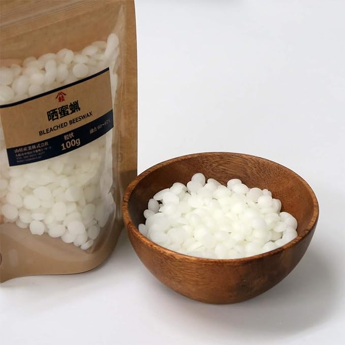 Aburaya Yama Kei Beeswax, Bleached Beeswax, Granular, 3.5 oz (100 g) - NewNest Australia