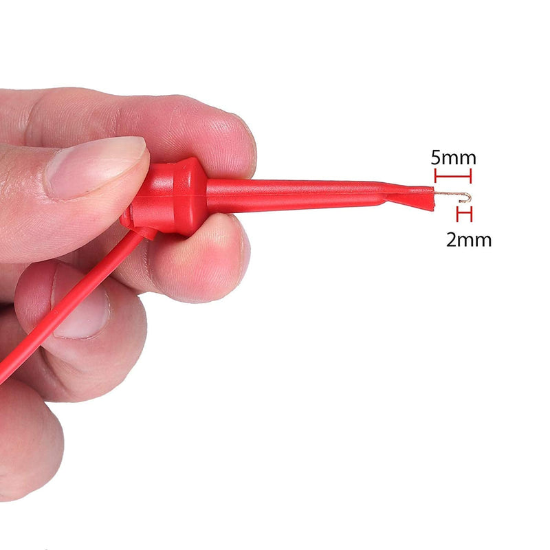 Universal Oscilloscope Probe Kit, 100MHz Oscilloscope Clip Probes with BNC to Minigrabber Test Lead Kit