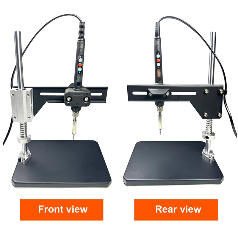 Heat Set Insert Press with Soldering Iron and M2-M8 Tips for Threaded Inserts Plastic and 3D Printing Components(LM Shaft)