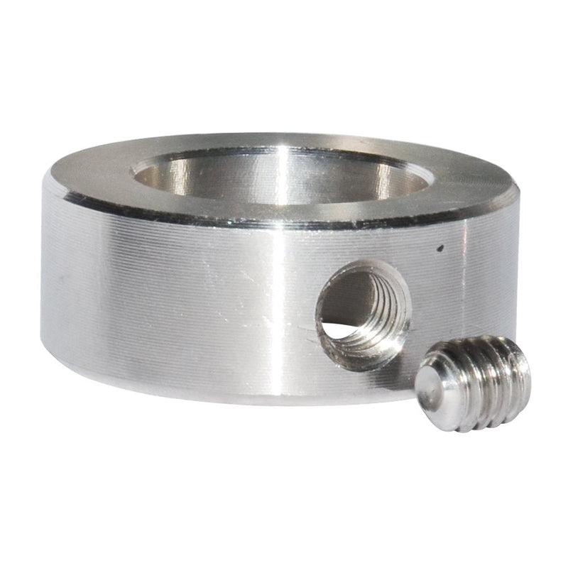 5/8 Inch Bore Shaft Collar Stainless Steel Silvery Out Diameter 1.125 inches for DIY 4Pcs 5/8" 304 Stainless Steel