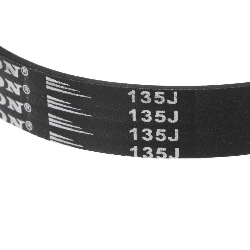 uxcell 135J6 Rubber Poly V Belt, 6 Ribs PJ V-Ribbed Belt 13.5" Length x 0.55" Width x 0.14" Thick, Industrial Transmission Drive Belt