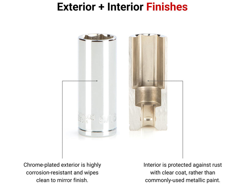 TEKTON 1/4 Inch Drive x 5.5 mm Deep 6-Point Socket | SHD03105