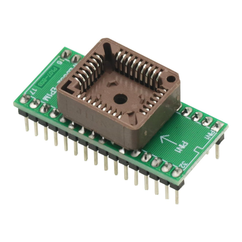 2PCS PLCC32 to DIP32 USB Universal Programmer IC Adapter Socket Tester for TL866CS EZP2010 G540 SP300 TL866A