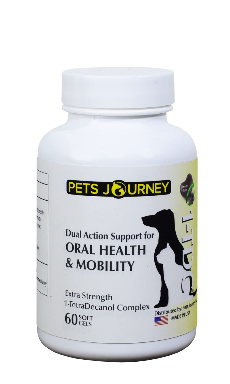 1-TDC Dual Action Support for Oral Health & Mobility (60 ct) 60 Count (Pack of 1)