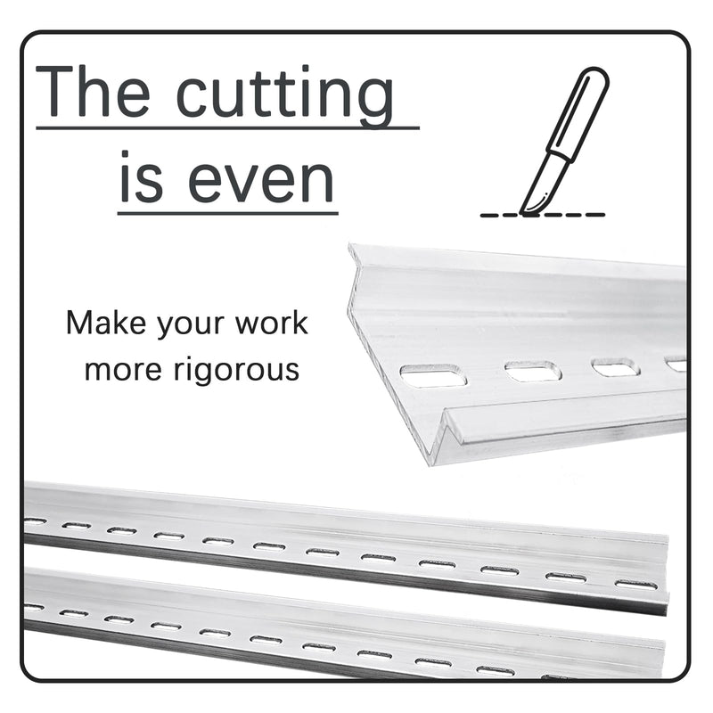 Silver Aluminum Rails, 2 Pack, 200mm Long x 35mm Wide x 7.5mm High, Perfect for Manufacturing Units and Control Panels in Telecommunications and Automation Industries