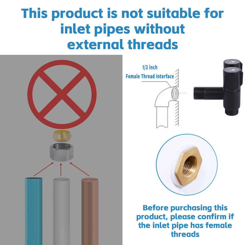 Handheld Toilet Bidet Sprayer for Toilet, Muslim Shower Bidet Toilet Hose Sprayer Kit, Jet Spray Bidet Attachment Connected to Faucet for Cloth Diaper Care and Feminine Wash (Black) Black