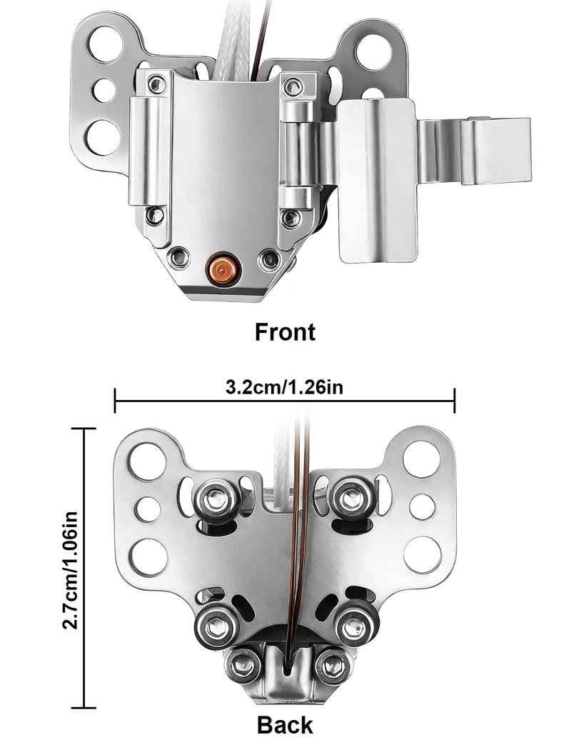 Original AD5X Hotend Heating Assembly Kit for Flashforge AD5X 3D Printer, Hot End Heating Block Component with Heater Cartridge & Thermistor Sensor Heat-Insulating Clip