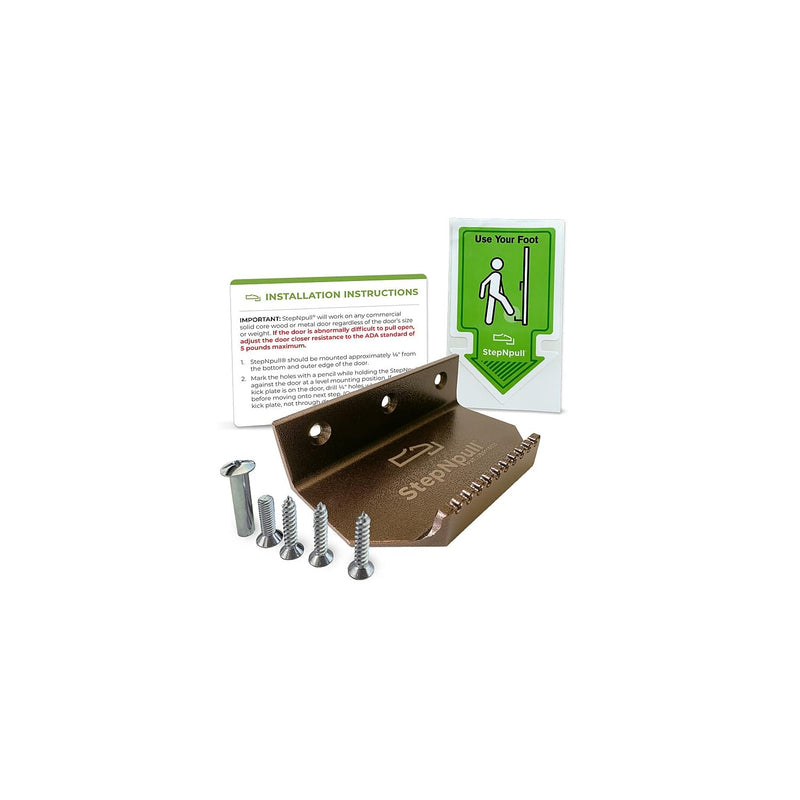 Hands Free Door Opener - No Touch Door Foot Pull & Commercial Touchless Door Opener Tools for Bathroom (Gold-1 Piece) Gold