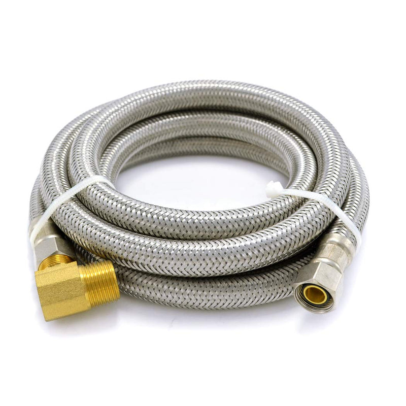 Universal Dishwasher Installation Kit,6 Ft Stainless Steel Dishwasher Hose,Burst Proof Water Supply Line with 3/8" Compression Connections 6FT