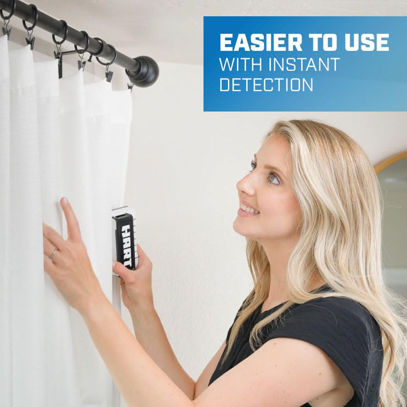 HART Advanced Stud Finder With 7-Sensors, Wood & Metal Stud Detector/Wall Scanner, Made in the USA