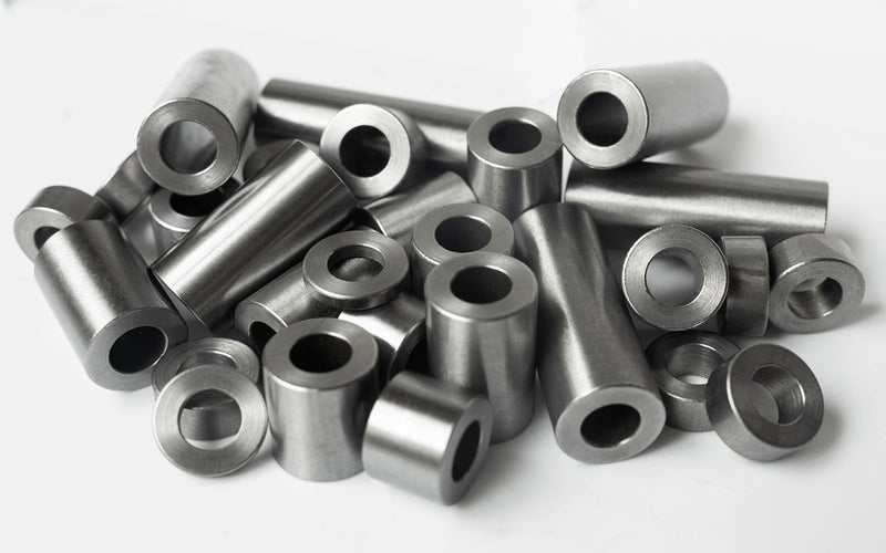 Steel Spacer 1/2" OD x 5/16" ID, Round Spacer Unthreaded Standoff Bushing Plain Finish, Fits Screws, Bolts 5/16" or M8, Metal Spacers Online (1/2" Length, 10 Pack) 1/2" Length