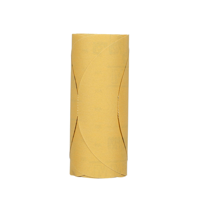 3M Stikit Gold Paper Disc Roll, 216U, 01205, 6 in, P320 grade, 75 Discs Per Roll, Automotive Abrasive Disc
