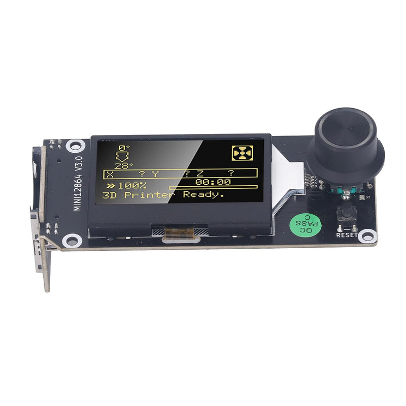 3D Printer Control Board for TinyBee V1.0 LCD Graphic Display Screen High Performance Connection RGB Backlight, and Screen Functions for2.0 Firmware
