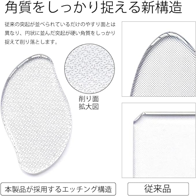 EMO Laboratory+ Heel Scraping, Heel File, Exfoliating, Exfoliating (Silver) - NewNest Australia